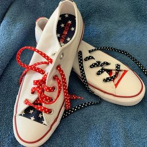 Converse All Star. Red, White & Blue 🌺🌺